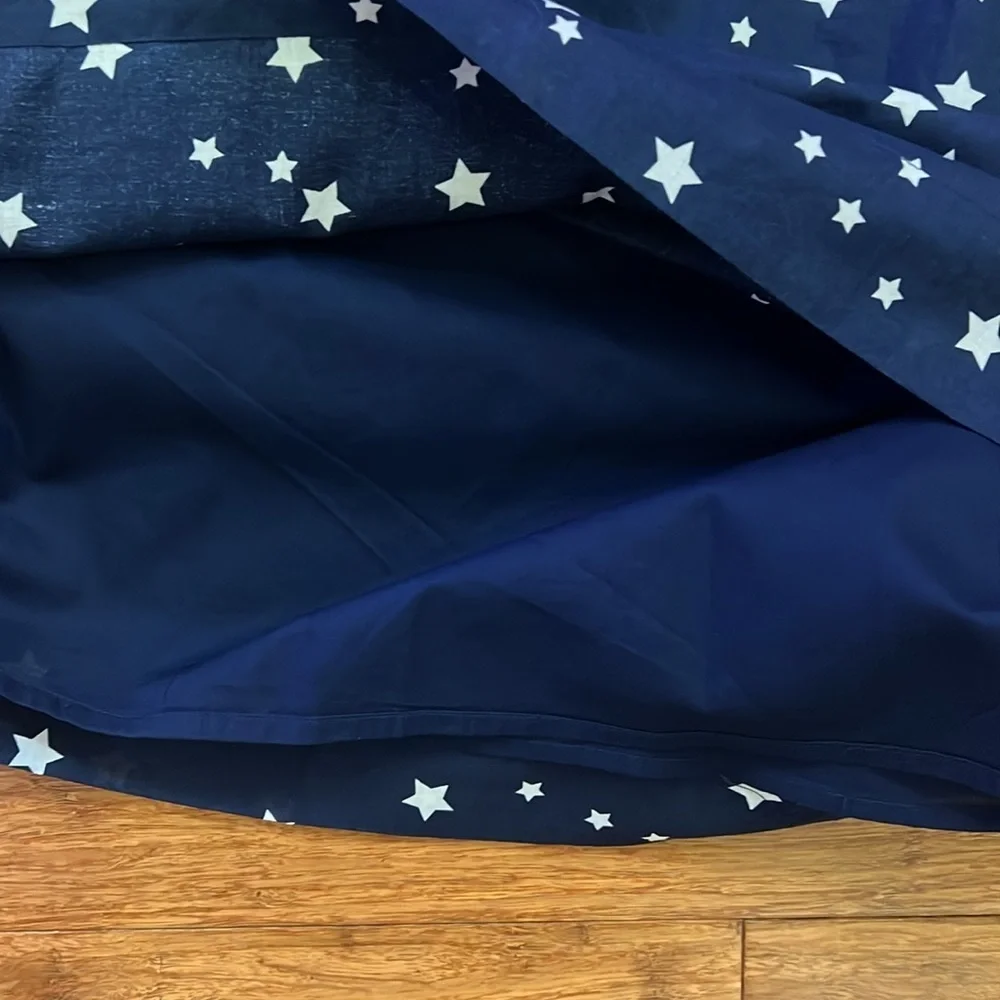 Gap kids girls navy tank dress with white stars size medium (8-9) NWT